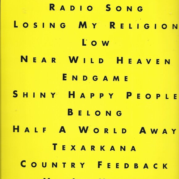 1994 R.E.M. Out of Time Songbook, Notes & Tablature Sheet Music Alternative Rock - Picture 2 of 2